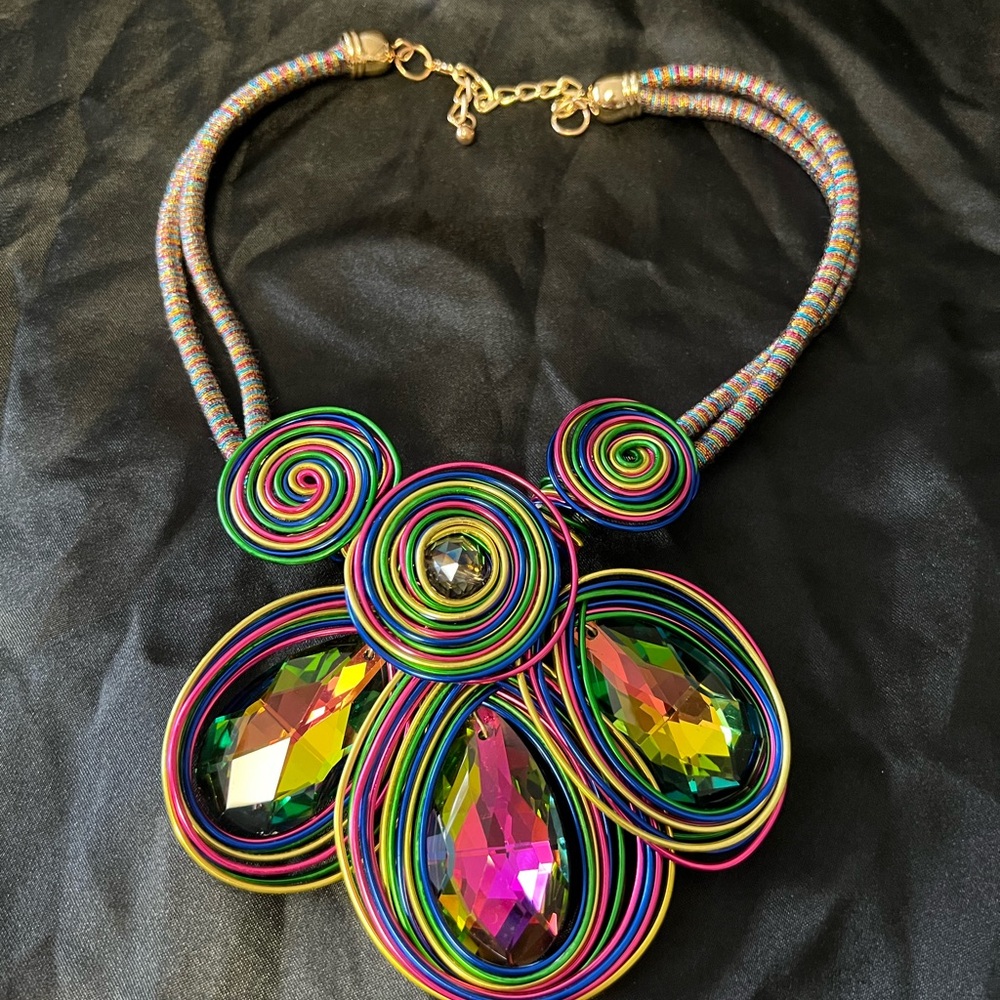 Multicolor Statement Necklace